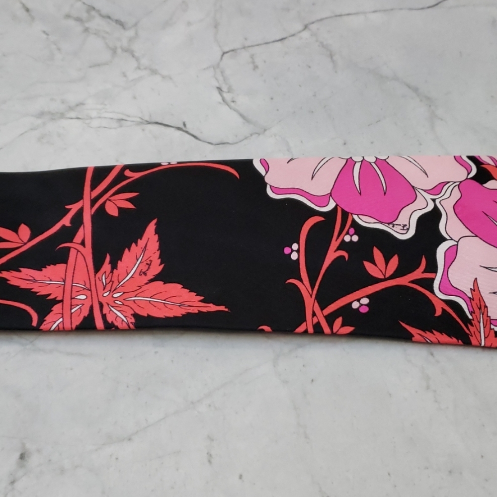 Host Pick ð¥Vintage Emilio Pucci Pink Floral Tie - Picture 4 of 6
